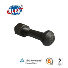 Round Head Bhen Track Bolt with Nut and Washer